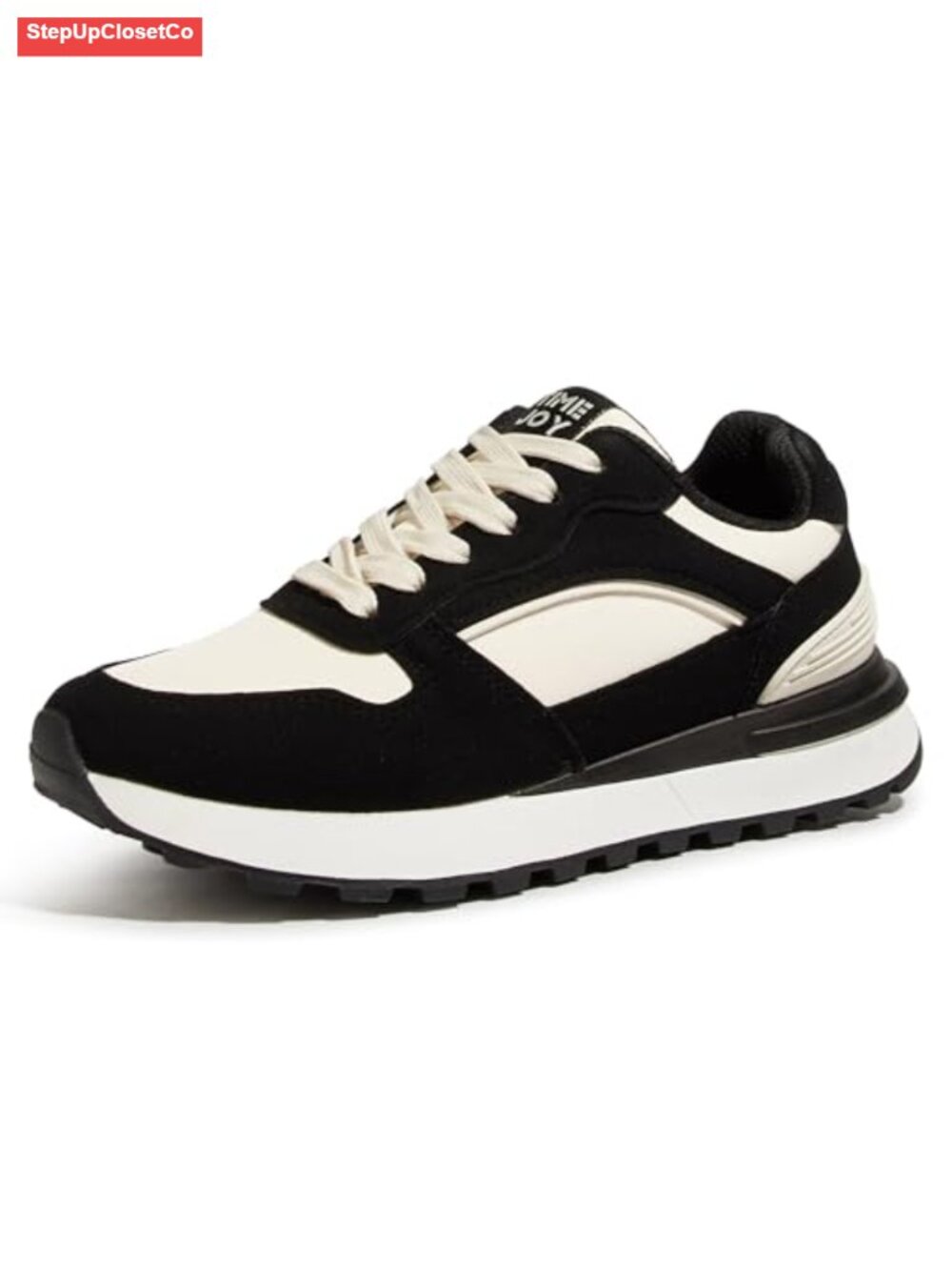 Platform Sneakers Oxford Lace-Up Colorblock Casual Shoes
